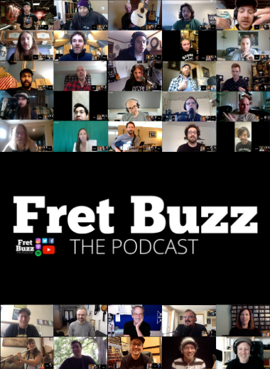 Fret Buzz The Podcast. A podcast about guitar, bass, drums, vocals, synth, recording, music production, mixing, mastering, interviews, bands, artists